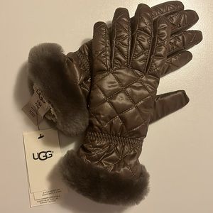 UGG Women's Quilted Performace Gloves Touch Screen Compatible